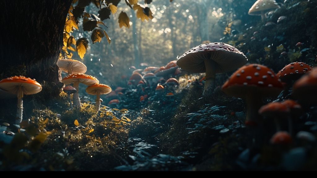 Comment reconnaître russula aeruginea parmi les autres champignons en forêt ?