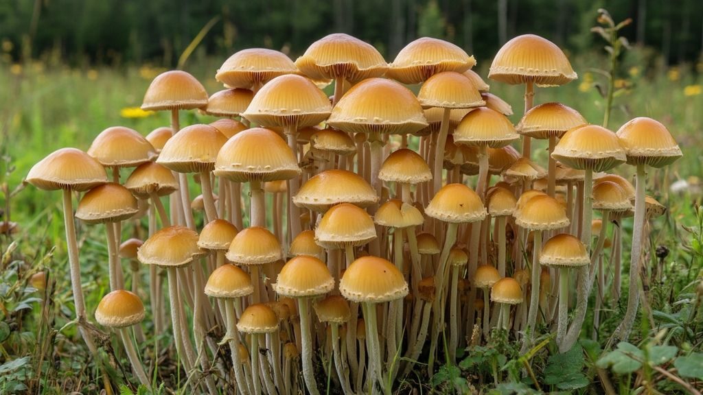 Dans quels milieux naturels le marasme des Oréades se développe-t-il ?