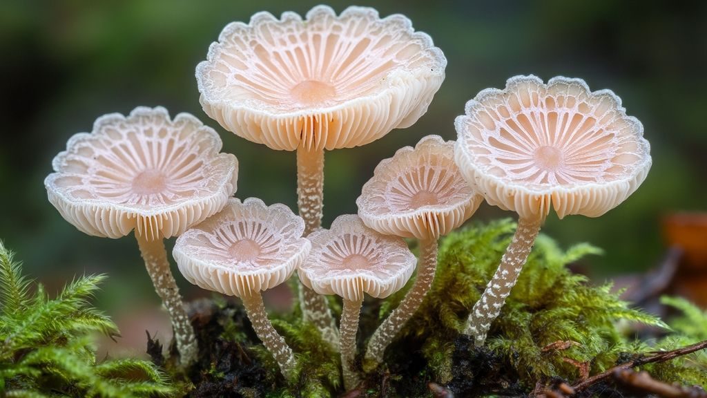 Où pousse principalement Marasmius rotula et quand le trouver ?