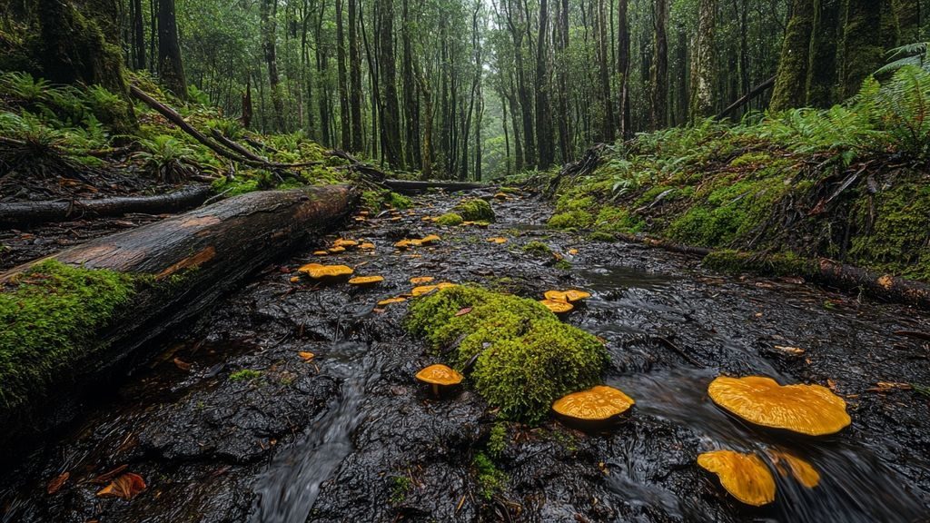Quel est le rôle écologique du Polyporus badius dans la décomposition du bois ?