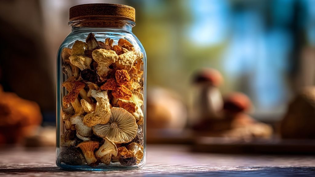 Comment réussir la conservation des champignons séchés