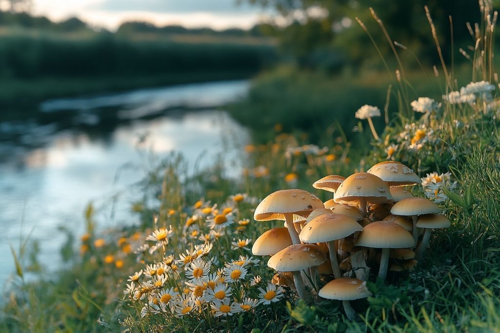 Clitocybe en rivière